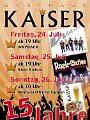 Plakat 15 Jahre Kaiser