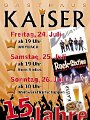 Plakat 15 Jahre Kaiser